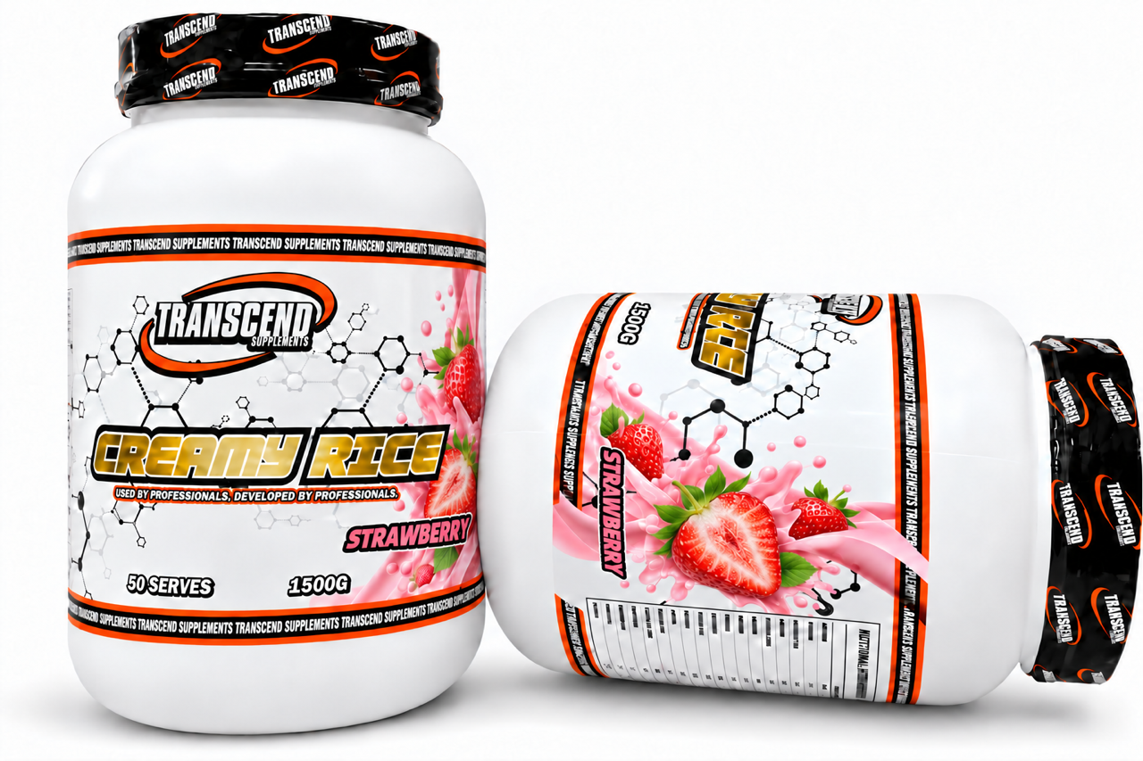 Transcend Supplements Creamy Rice Strawberry 1500g