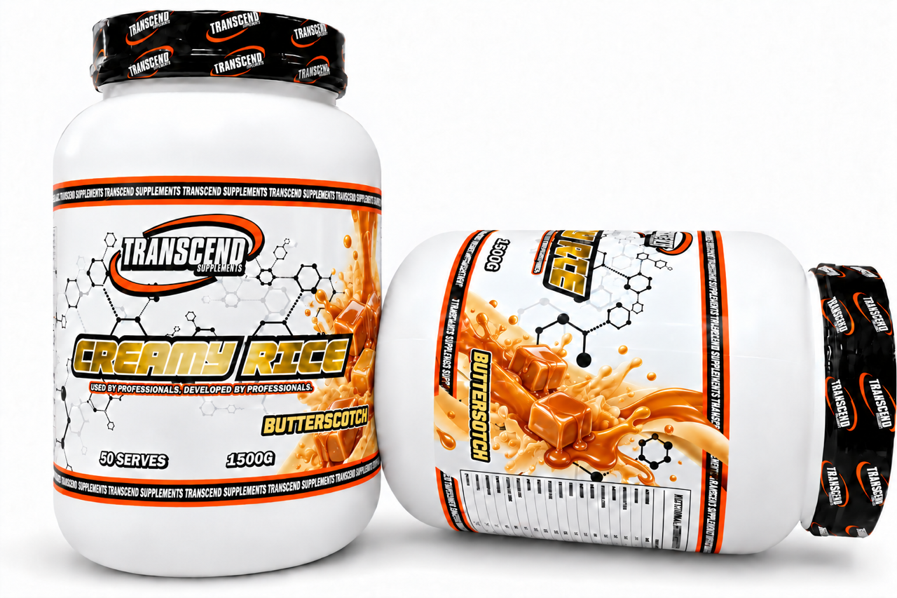 Transcend Supplements Creamy Rice Butterscotch 1500g